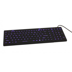Clavier étanche rigide rétro-éclairé