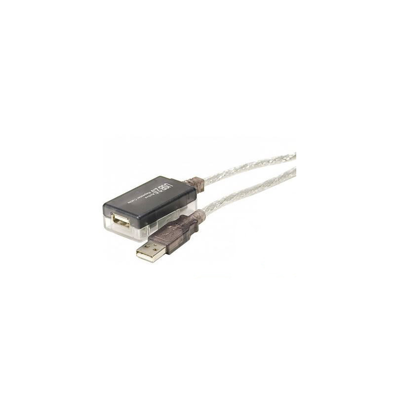 USB 2.0 Extension Cable with Active Repeater, 12 Meters Long