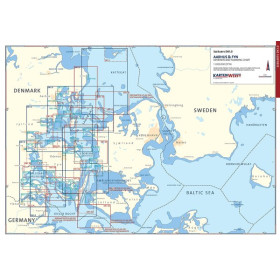 KartenWerft - SeeKarten Atlas DK1 - Aarhus & Fünen