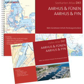 KartenWerft - SeeKarten Atlas DK1 - Aarhus & Fünen