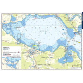 KartenWerft - BinnenKarten Atlas 1 - Oder und Haff mit Peene