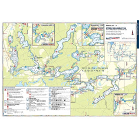 KartenWerft - BinnenKarten Atlas 2 - Mecklenburgische Seenplatte