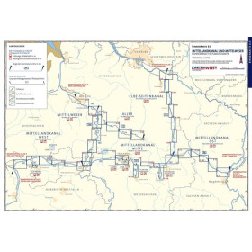 KartenWerft - BinnenKarten Atlas 6 - Mittellandkanal und Mittelweser