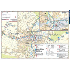 KartenWerft - BinnenKarten Atlas 6 - Mittellandkanal und Mittelweser