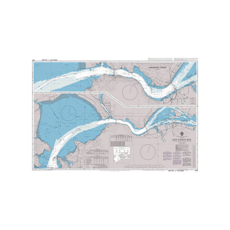 Admiralty - 590 - San Pablo Bay including Carquinez Strait and Suisun Bay