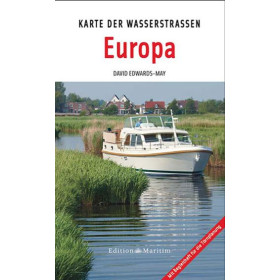 Karte dur Wasserstrassen Europa