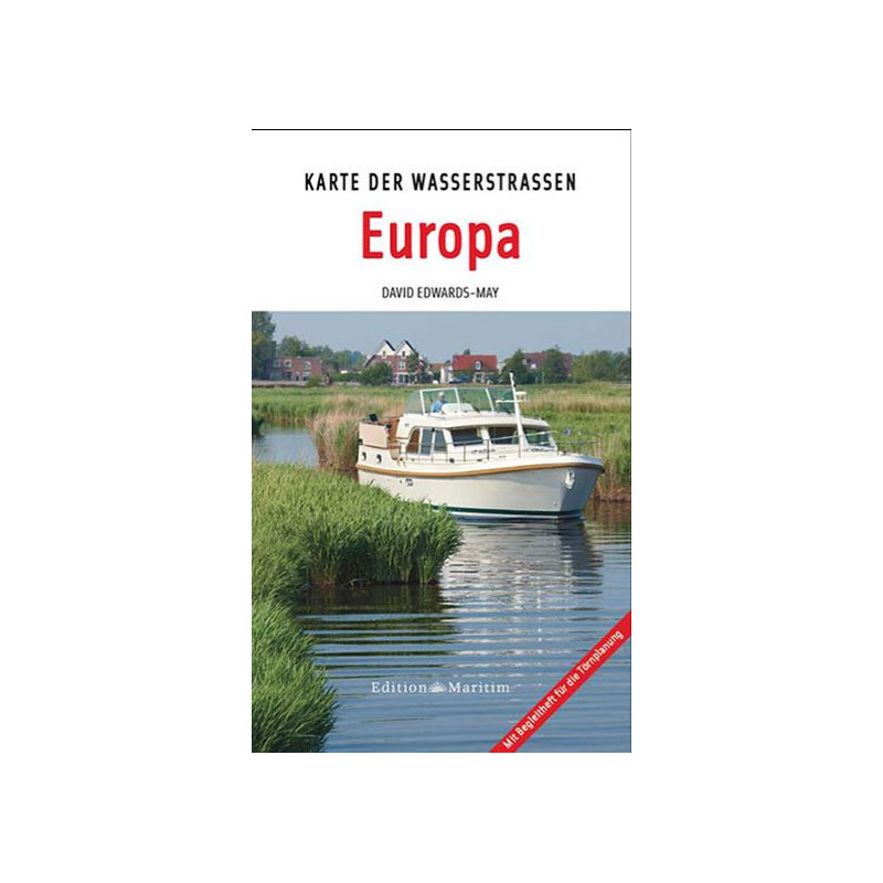 Karte dur Wasserstrassen Europa