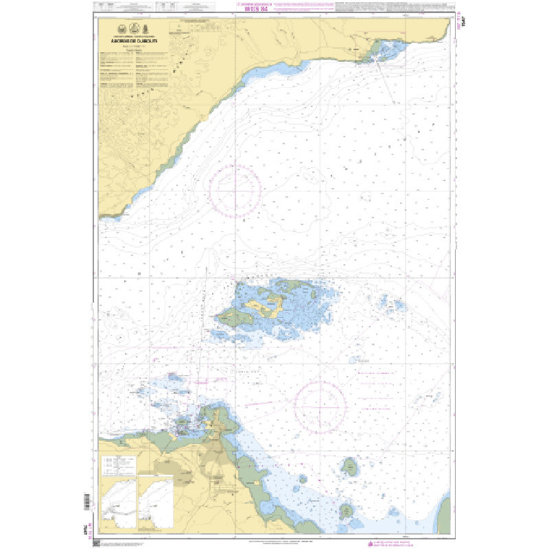 Shom C - 7547 - Abords de Djibouti