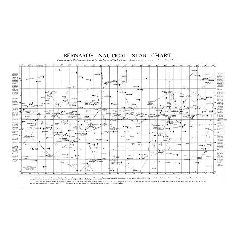 Brown, Son & Ferguson Ltd - AST0010 - Bernard's Nautical Star Chart
