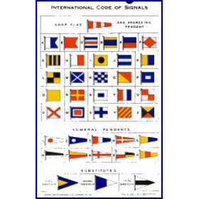 Brown, Son & Ferguson Ltd - Browns International Code of Signals Card - Small