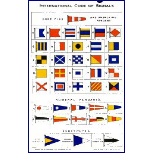 Brown, Son & Ferguson Ltd - Browns International Code of Signals Card - Small