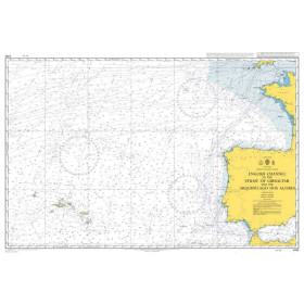 Admiralty Raster Geotiff - 4103 - English Channel to the Strait of Gibraltar and the Arquipelago dos Acores