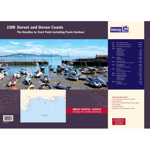 Imray - 2300 - Dorset and Devon Coasts (2000'series Pack)