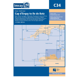 Imray - C34 - Cap d'Erquy to Ile de Batz