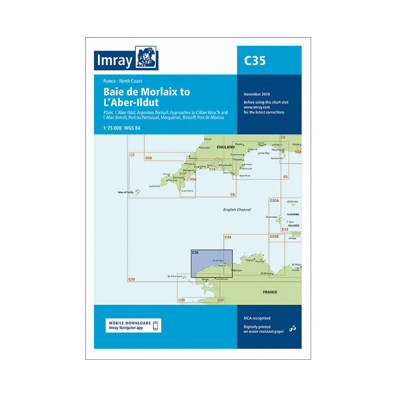 Imray - C35 - Baie de Morlaix to L’Aber-Ildut