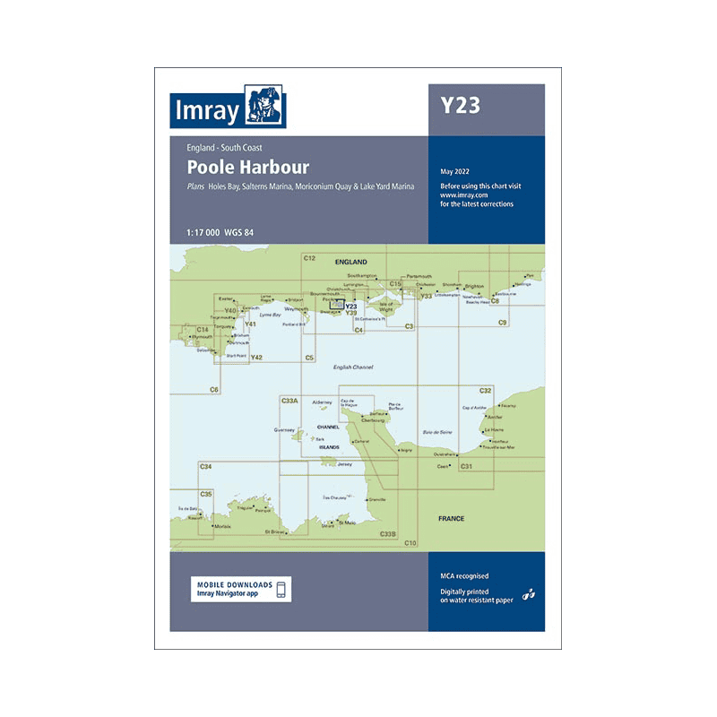 Imray - Y23 - Poole Harbour