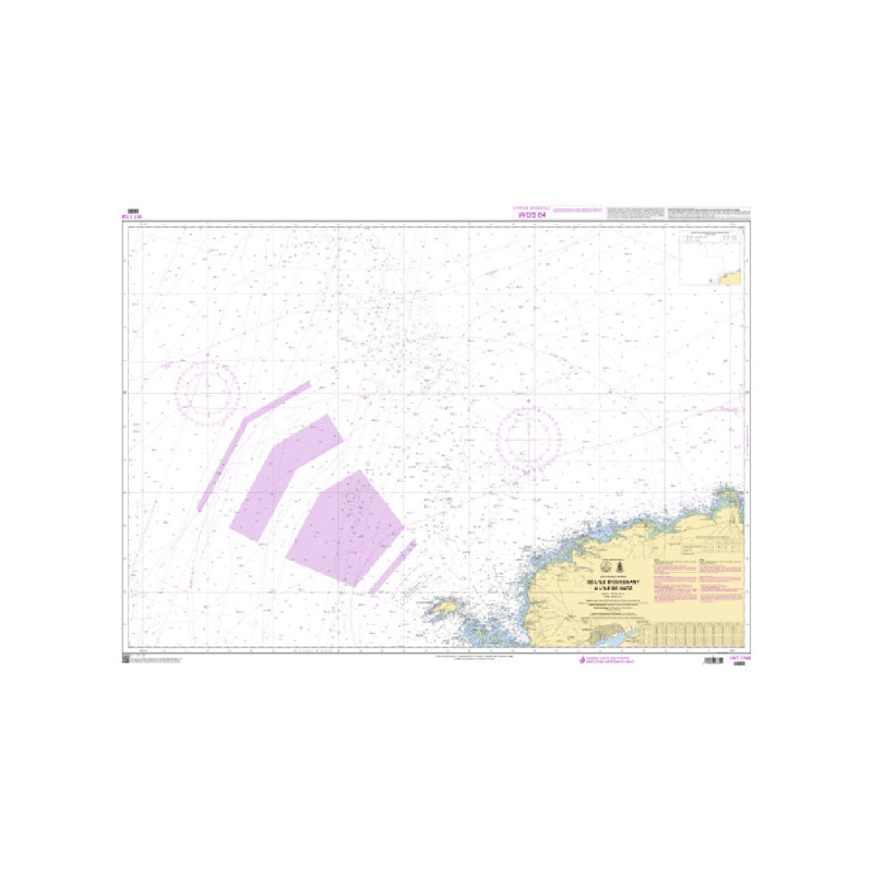 Shom C - 6680 - De l'île d'Ouessant à l'île de Batz