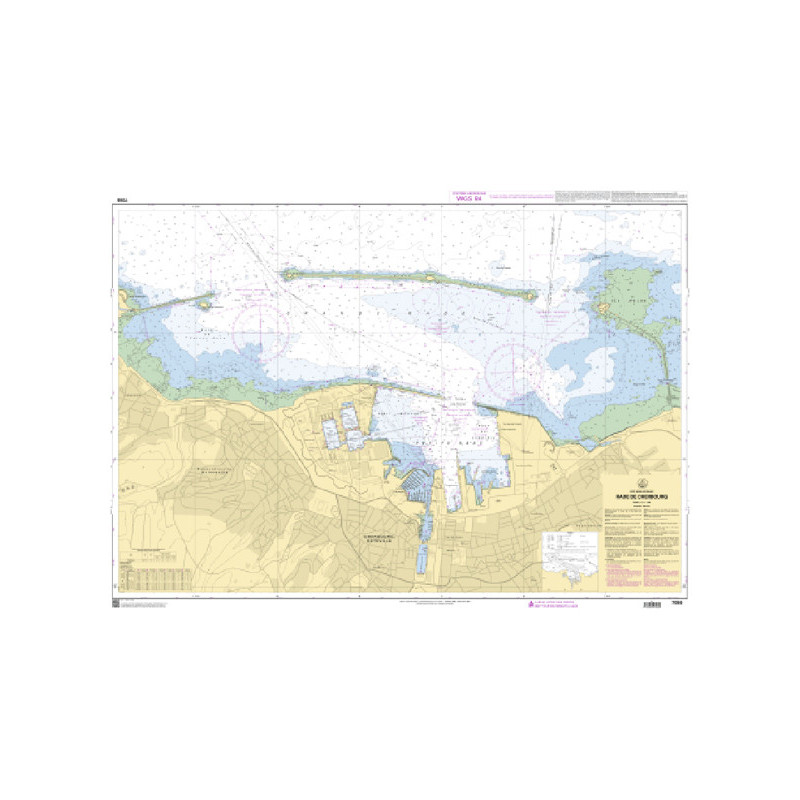 Shom C - 7086 - Rade de Cherbourg