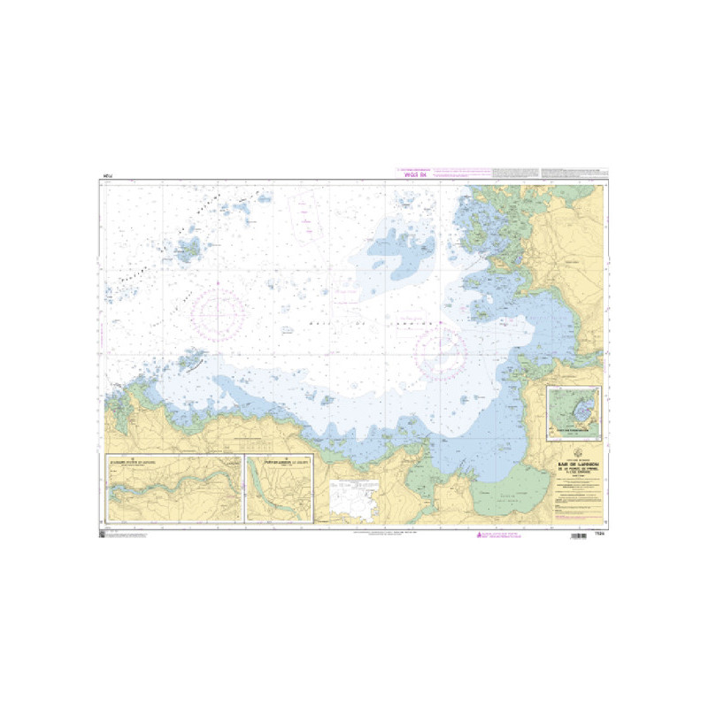 Shom C - 7124 - Baie de Lannion - De la Pointe de Primel à l'île Grande