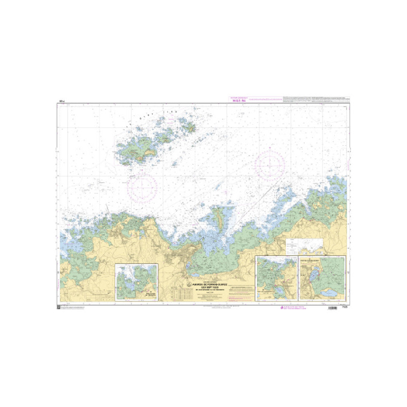 Shom C - 7125 - Abords de Perros-Guirec - Les Sept Iles - De l'Ile Grande à l'Ile Balanec