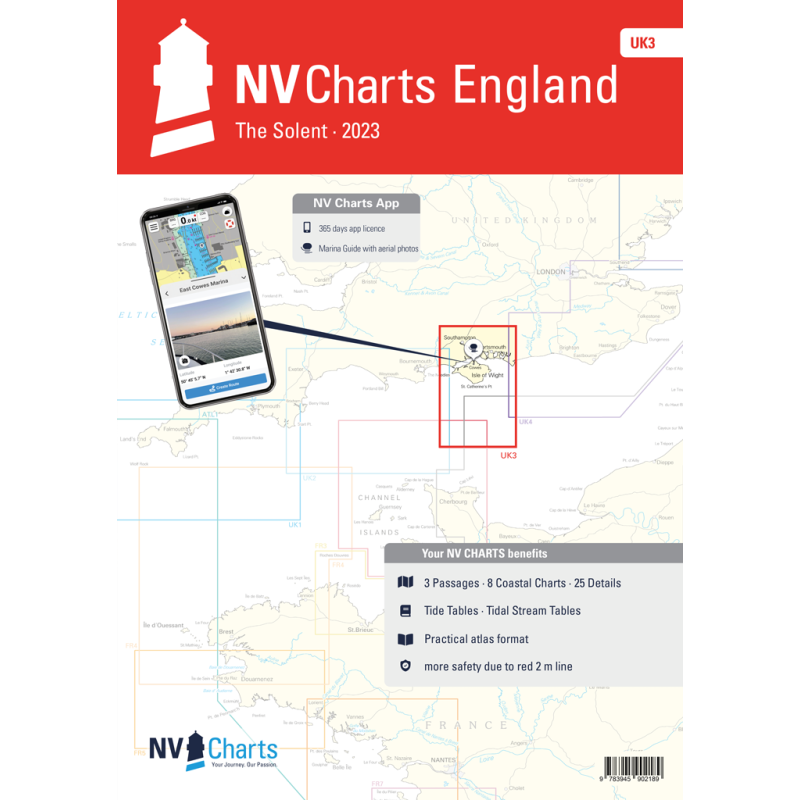 NV Charts - UK 3 - NV Atlas England - The Solent