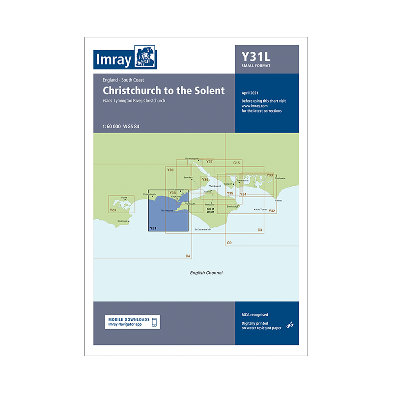 Imray - Y31 - Christchurch to the Solent