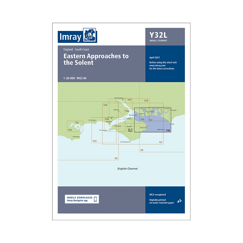 Imray - Y32 - Eastern Approach to the Solent