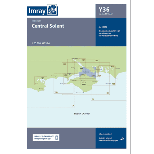 Imray - Y36 - Central Solent