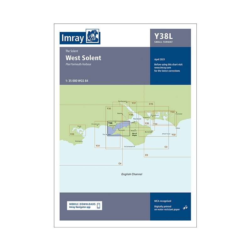 Imray - Y38 - West Solent