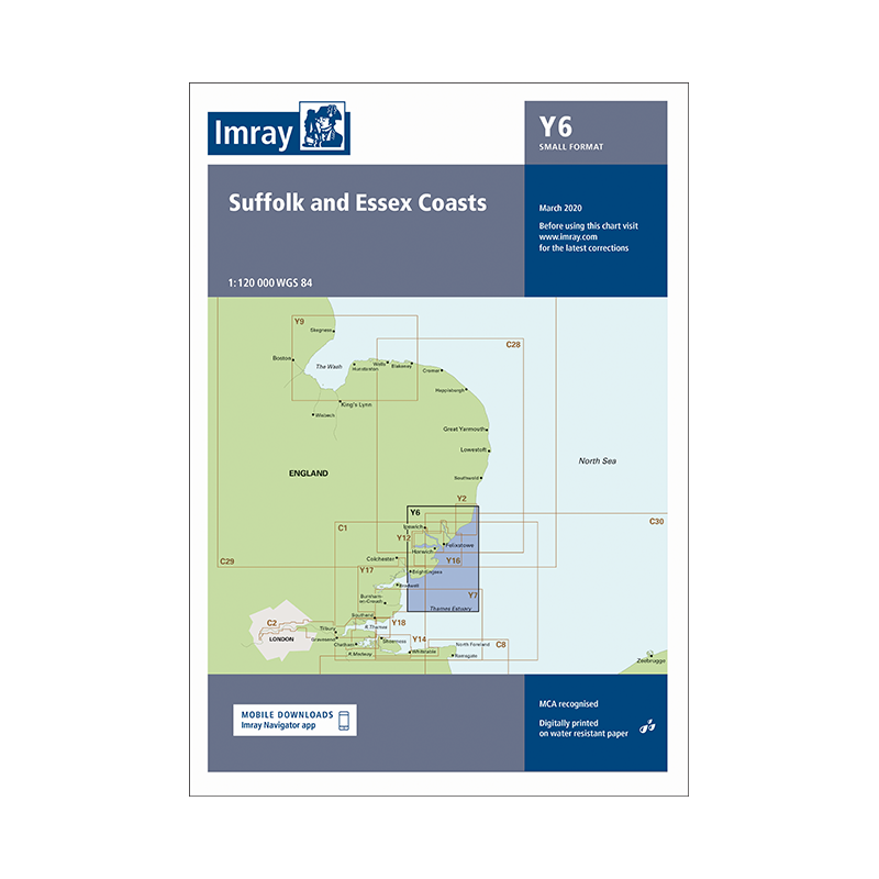 Imray - Y6 - Suffolk and Essex Coasts