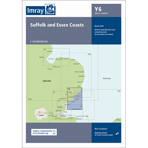 Imray - Y6 - Suffolk and Essex Coasts