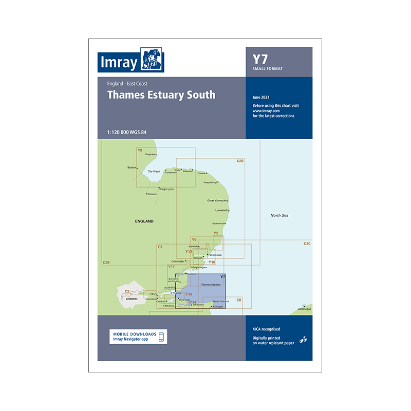 Imray - Y7 - Thames Estuary South