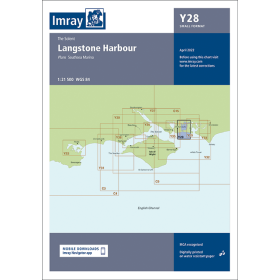 Carte marine Imray - Y28 - Langstone Harbour
