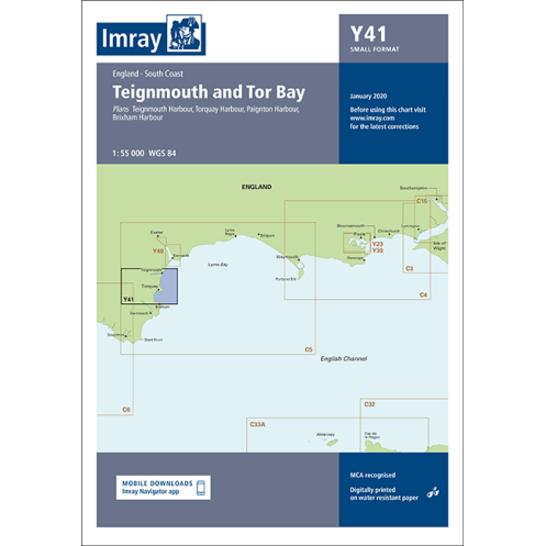 Imray - Y41 - Teignmouth and Tor bay