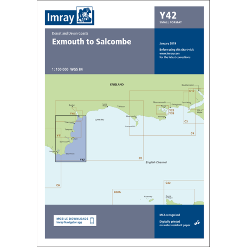 Imray - Y42 - Exmouth to Salcombe