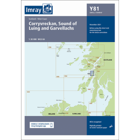 Carte marine Imray - Y81 - Corryvreckan, Sound of Luing and Garvellachs