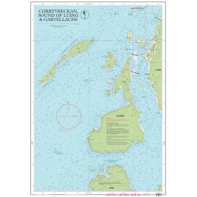 Carte marine Imray - Y81 - Corryvreckan, Sound of Luing and Garvellachs