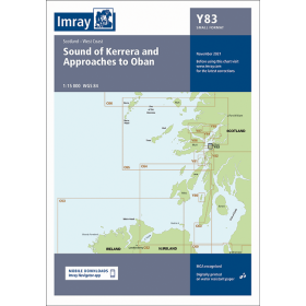 Carte marine Imray - Y83 - Sound of Kerrera and approaches to Oban