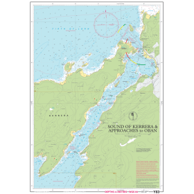 Carte marine Imray - Y83 - Sound of Kerrera and approaches to Oban