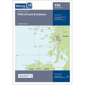 Carte marine Imray - Y84 - Firth of Lorn & Lismore