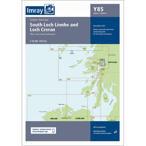 Imray - Y85 - South loch Linnhe and loch Creran