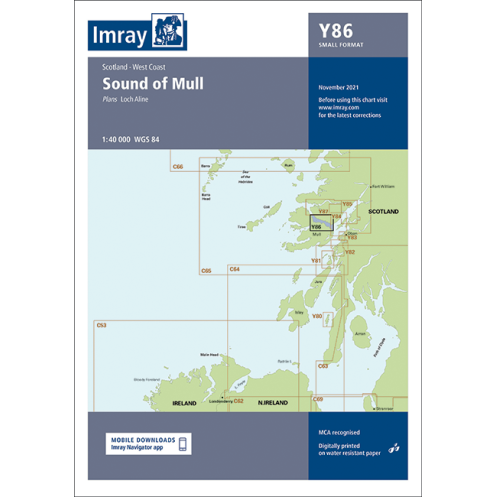Carte marine Imray - Y86 - Sound of Mull