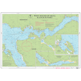 Carte marine Imray - Y87 - West Sound of Mull and loch Sunart