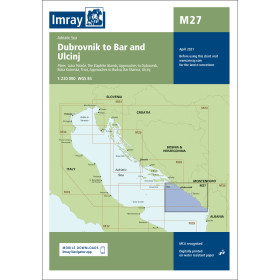 Imray - M27 - Dubrovnik to Bar and Ulcinj