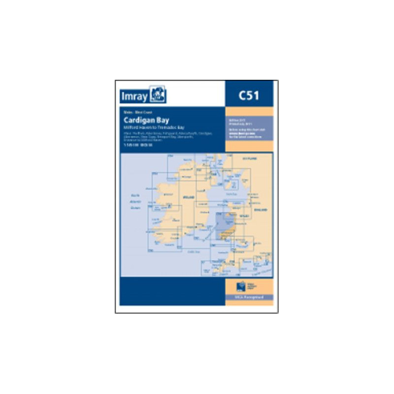Imray - C51 - Cardigan Bay - Milford Haven to Tremadoc Bay