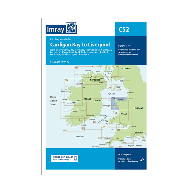 Imray - C52 - Cardigan Bay to Liverpool