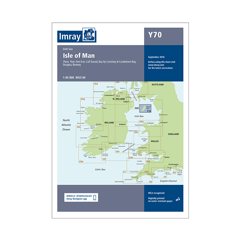 Imray - Y70 - Isle of Man