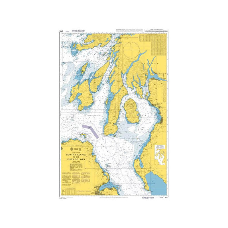 Admiralty - 2724 - North Channel to the Firth of Lorn