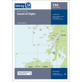 Carte marine Imray - Y80 - Sound of Gigha