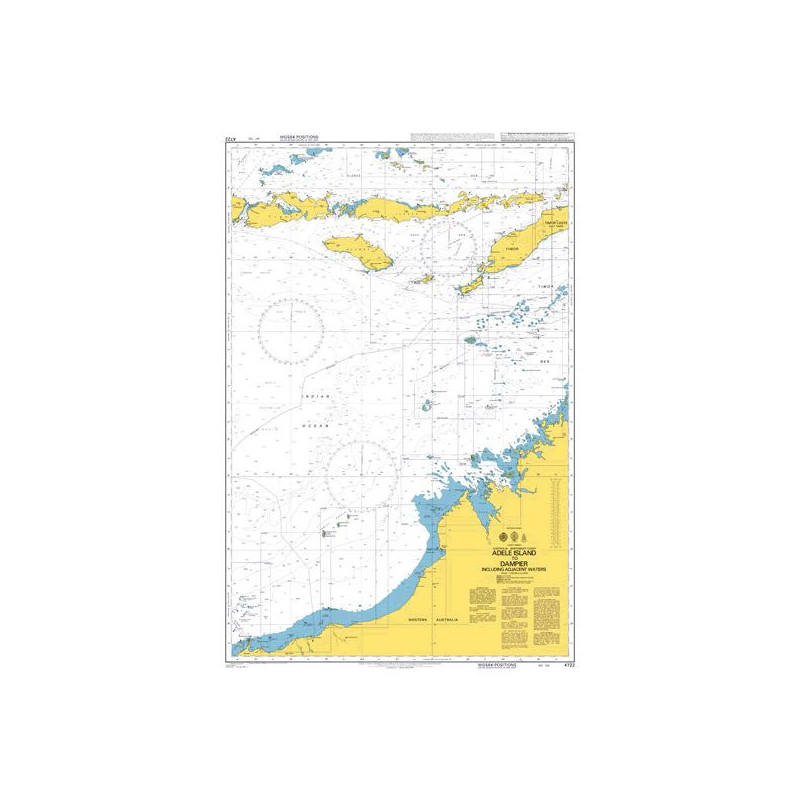 Admiralty - 4722 - nautical chart - Adele Island to Dampier including adjacent waters